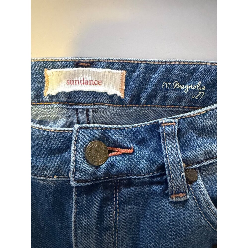 Sundance Shorts 27 Embroidered Denim Bermuda Western Rockabilly Stretch Rare! HT - Picture 14 of 16